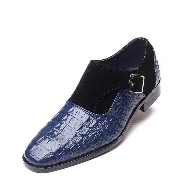 Fashion Crocordile Leather Men Business Shoes