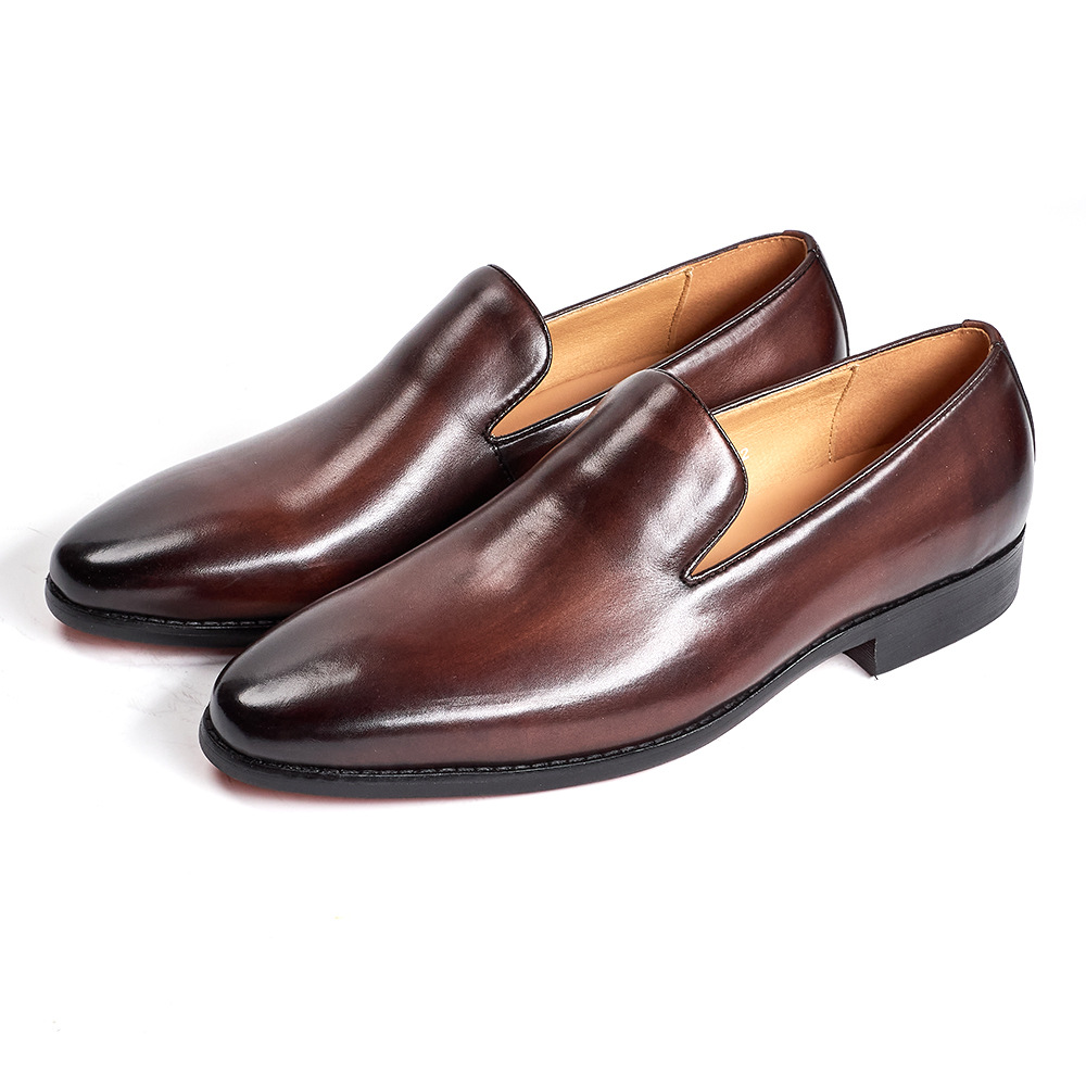 Men's Full-Grain Leather Classic Slip-On Loafers