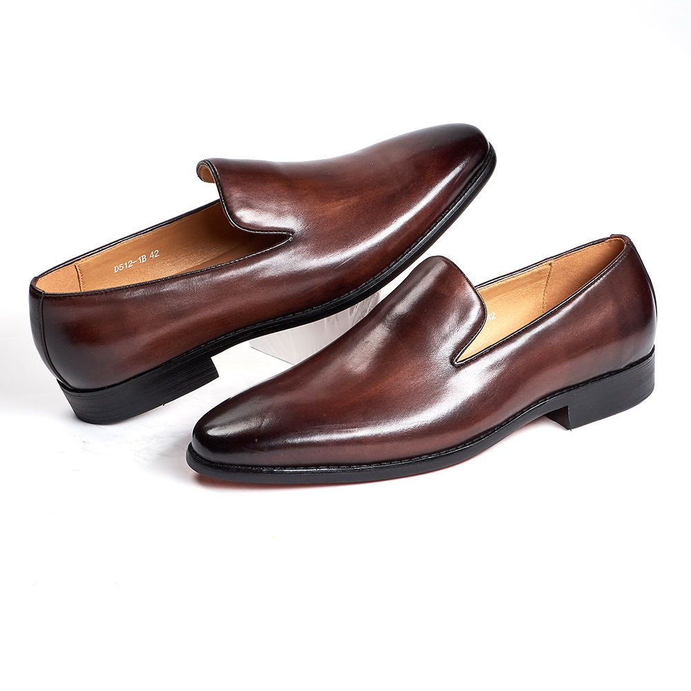 Men's Full-Grain Leather Classic Slip-On Loafers