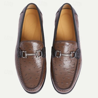 Men's Loafers & Slip-Ons Cowhide Premium Leather