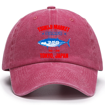 Tsukiji Market Tokyo Cotton Hat