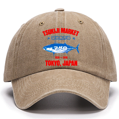 Tsukiji Market Tokyo Cotton Hat