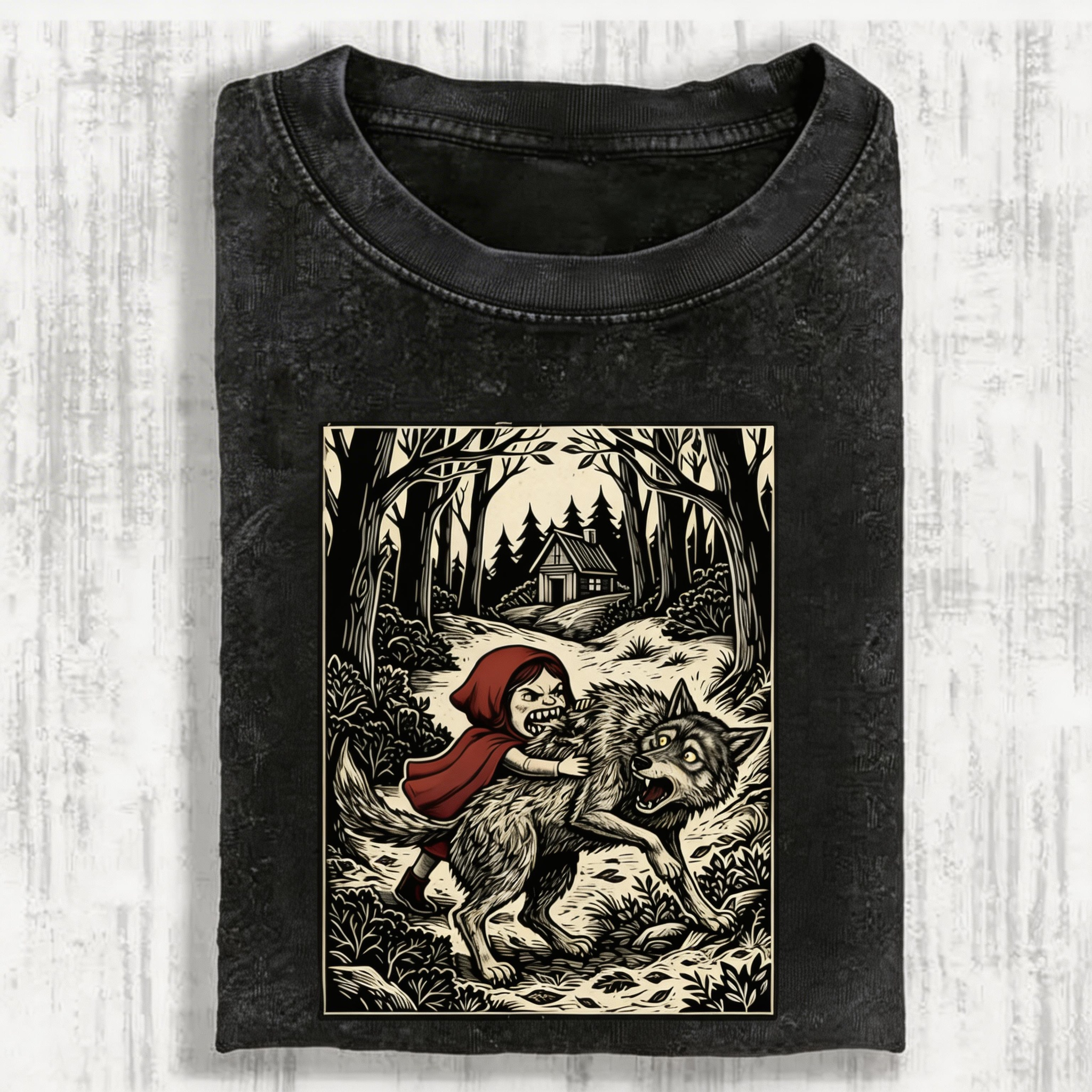 Humor Of Inverted Stories Vintage Washed T-shirt