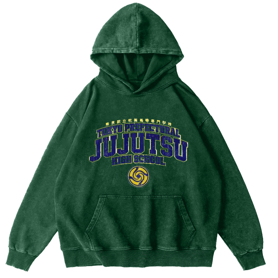 Tokyo Metropolitan University of Science and Technology Vintage Washed Hoodie-Zazasy