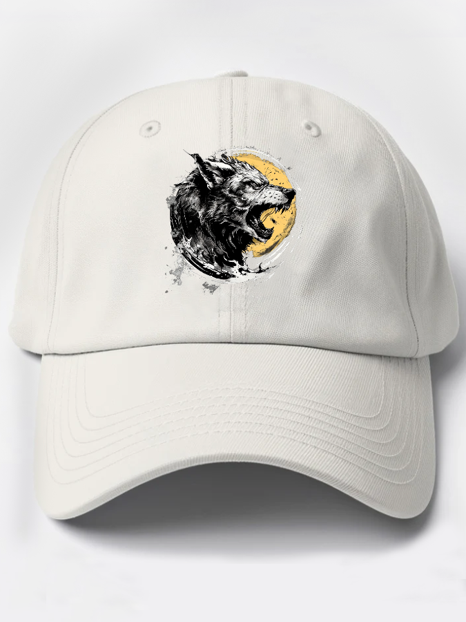 Wolf Moon Cotton Hat-Zazasy