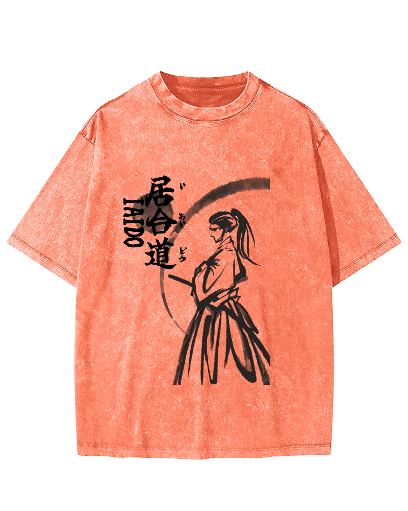 IaidoVintage Washed T-shirt