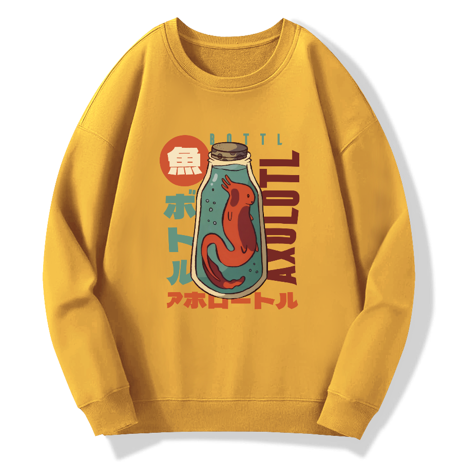Mexican blunt mouthed salamander Cotton Pullover Sweatshirt