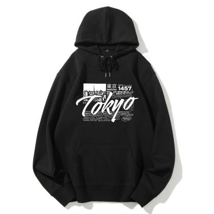 Tokyo, Japan Cotton Hoodie