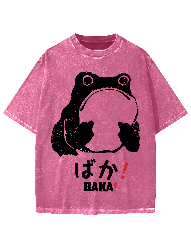 Stupid Frog Vintage Washed T-shirt