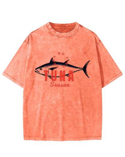 Tunas Vintage Washed T-shirt-Zazasy