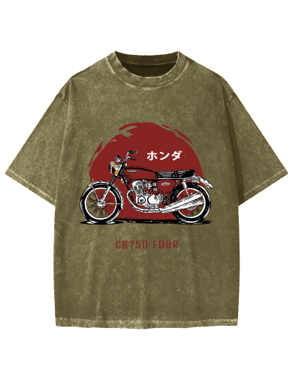 HONDA CB750 FOUR Vintage Washed T-shirt