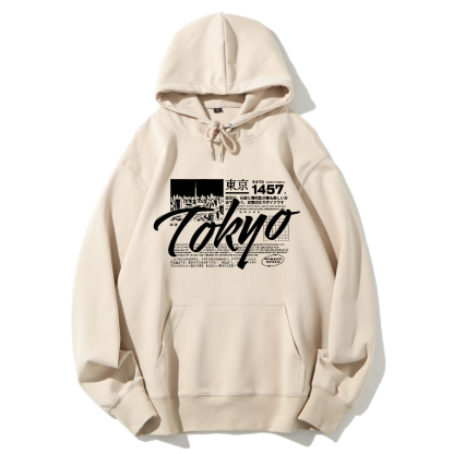 Tokyo, Japan Cotton Hoodie