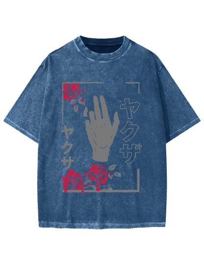 Broken Promise Yakuza Vintage Washed T-shirt
