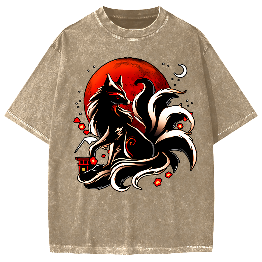 Kitsune Vintage Washed T-shirt