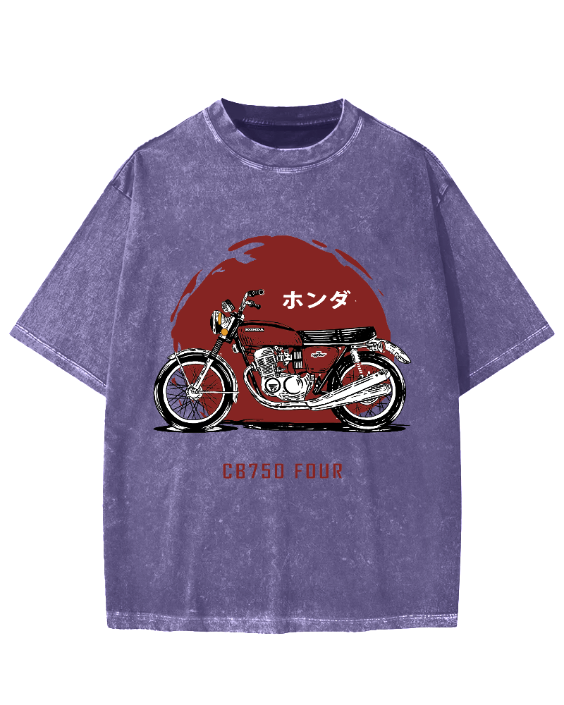 HONDA CB750 FOUR Vintage Washed T-shirt
