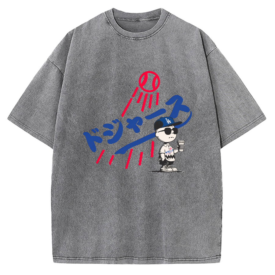 Baseball Boy Vintage Washed T-shirt