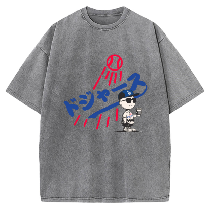 Baseball Boy Vintage Washed T-shirt