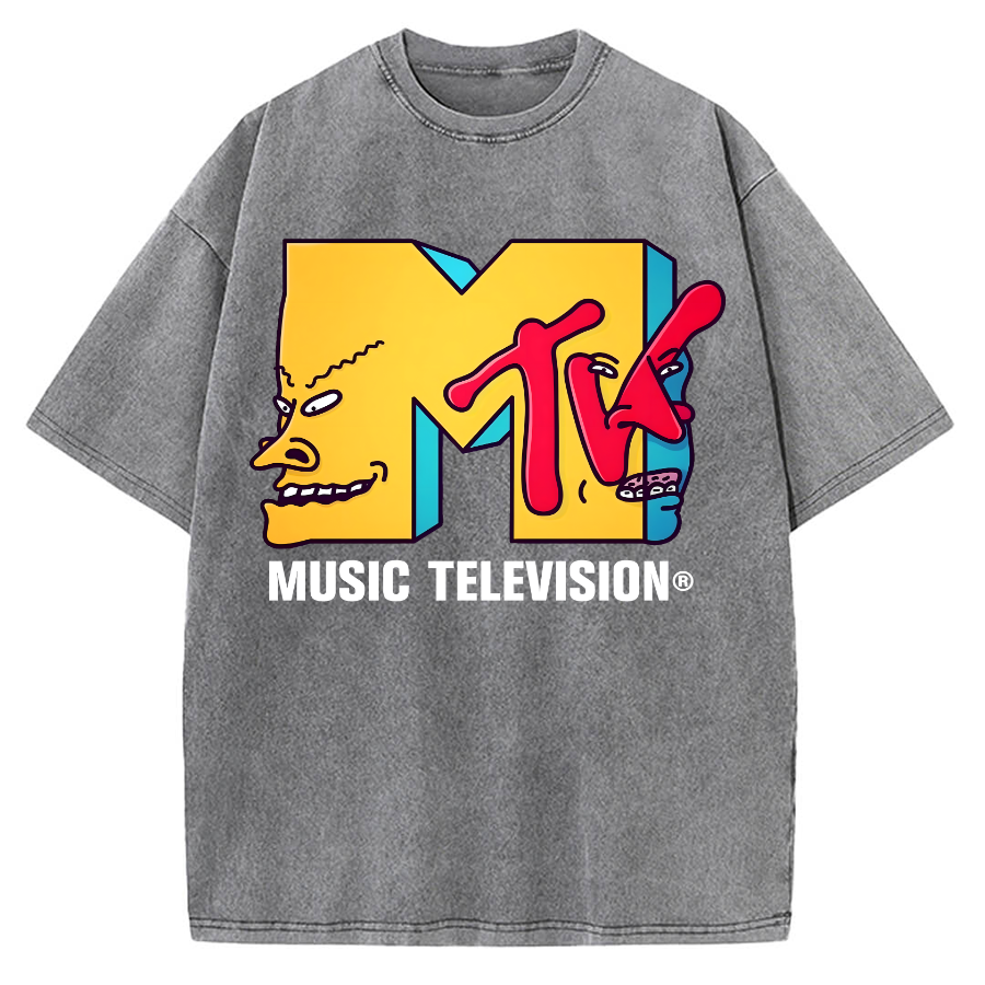 MTV-Music Television Vintage Washed T-shirt