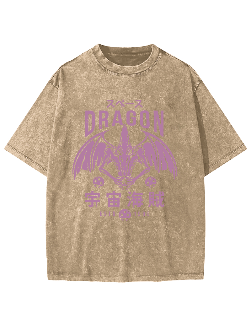 Life Energy Seeker Vintage Washed T-shirt-Zazasy