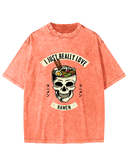 I like Sushi Vintage Washed T-shirt-Zazasy