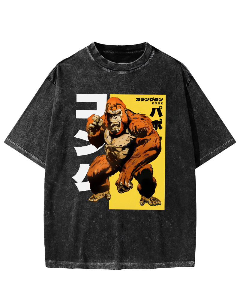 Peter Jackson's King Kong Vintage Washed T-shirt-Zazasy