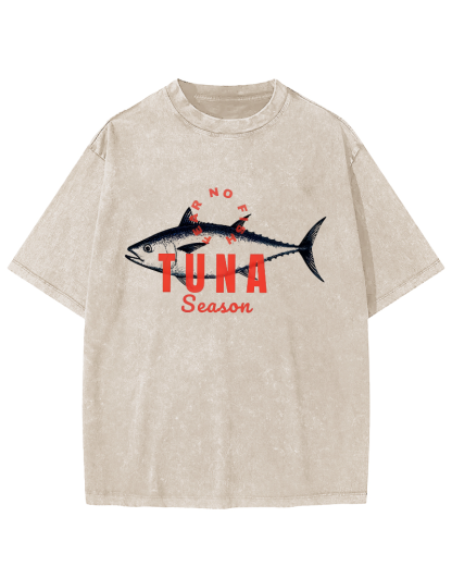 Tunas Vintage Washed T-shirt-Zazasy