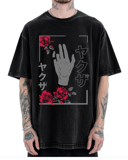 Broken Promise Yakuza Vintage Washed T-shirt