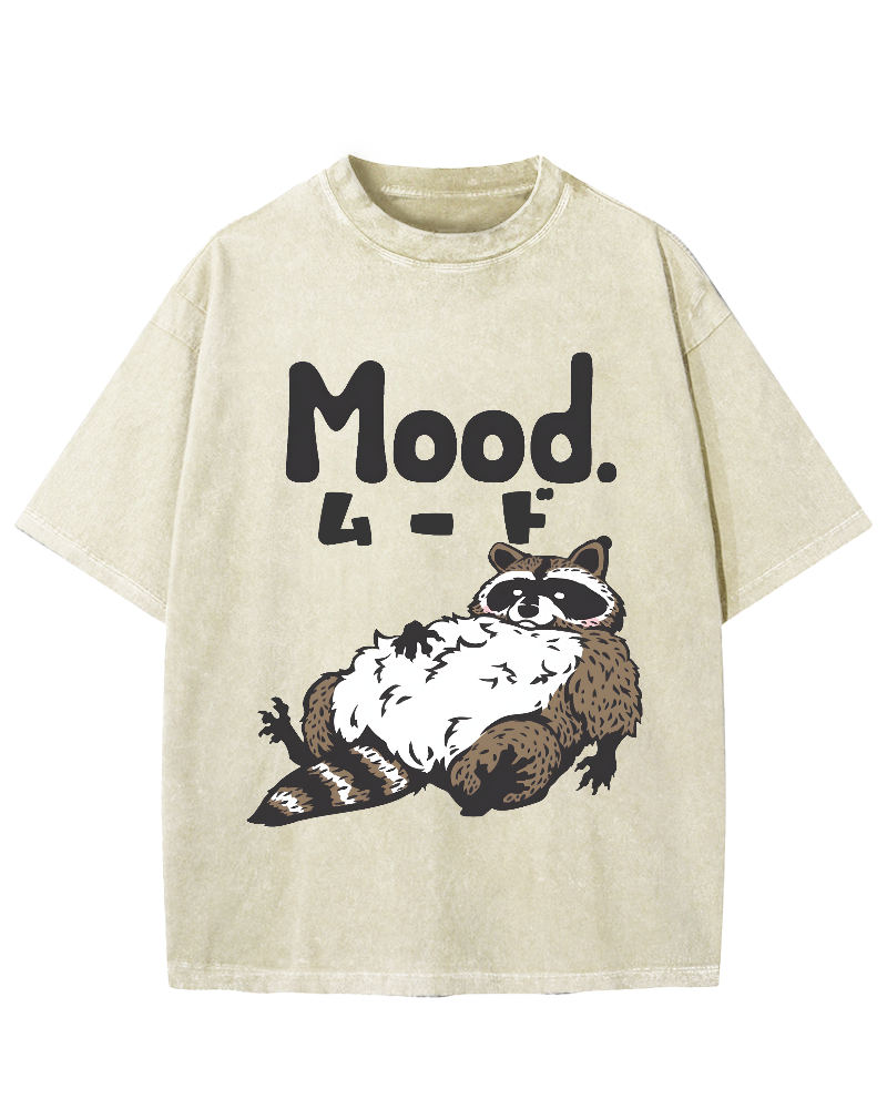 Mood Raccoon Vintage Washed T-shirt