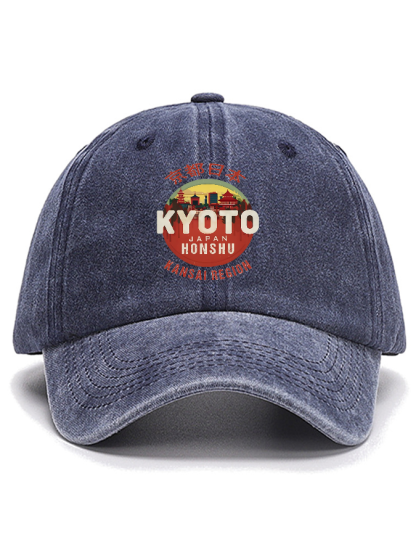 Kyoto, Japan Cotton Hat-Zazasy