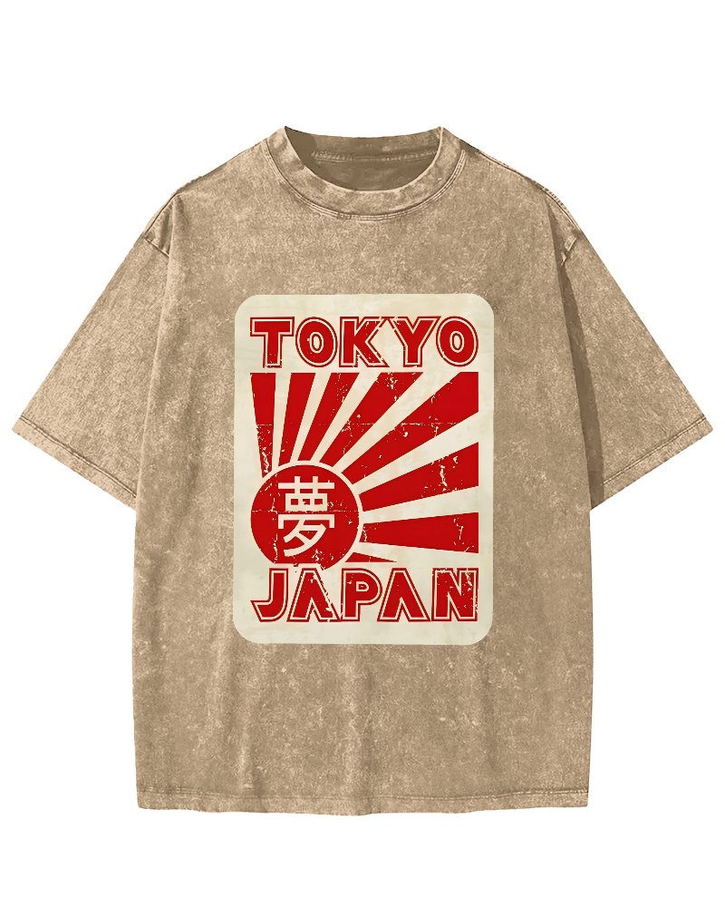 Japanese Dream Tokyo Vintage Washed T-shirt
