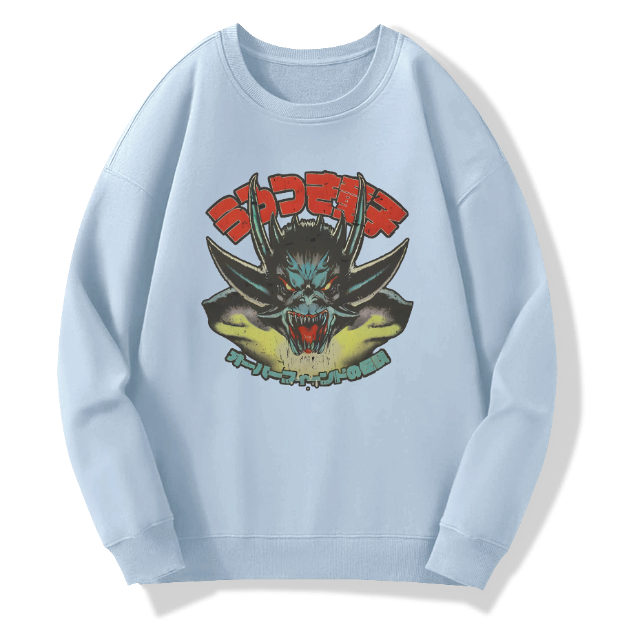 Yuyue Daosi Demon 1985 Cotton Pullover Sweatshirt