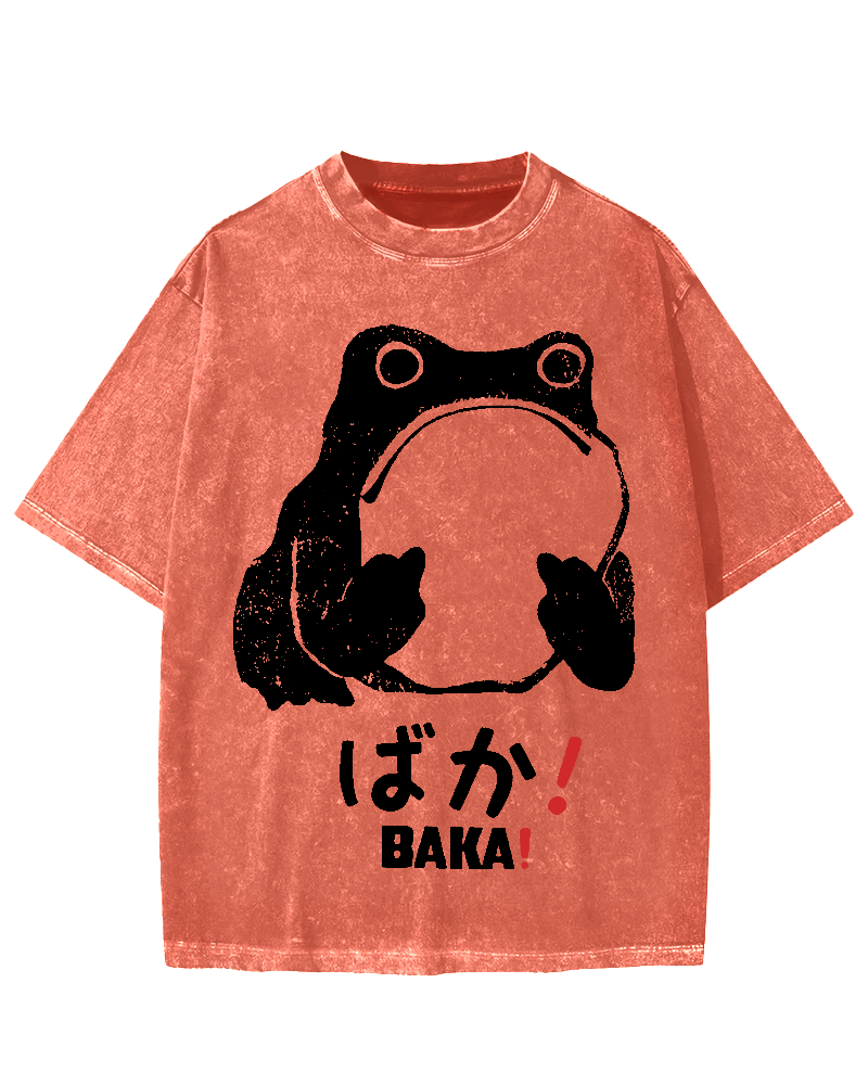 Stupid Frog Vintage Washed T-shirt