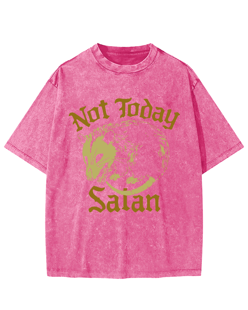 Not Today's Salam Vintage Distressed T-shirt-Zazasy