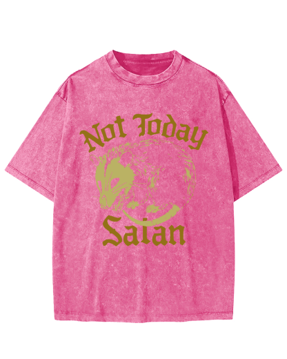 Not Today's Salam Vintage Distressed T-shirt-Zazasy