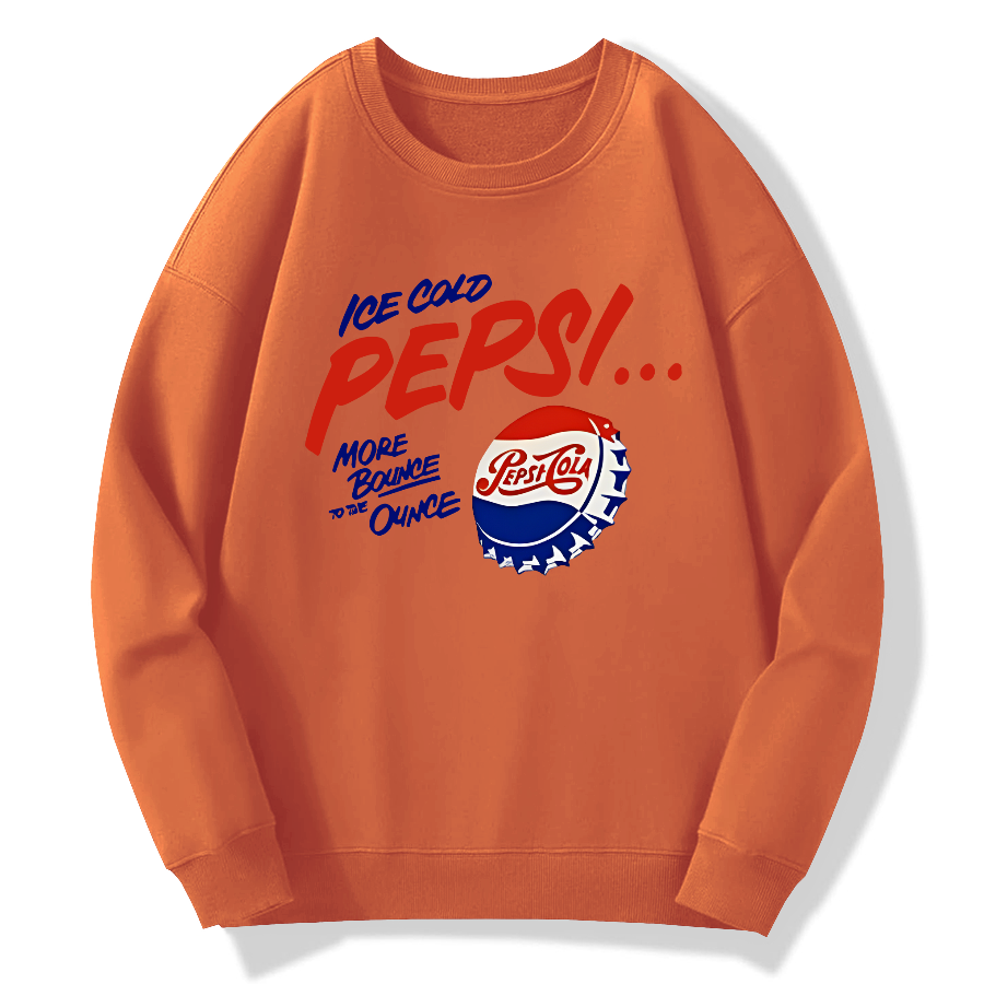 Pepsi retro Cotton Pullover Sweatshirt