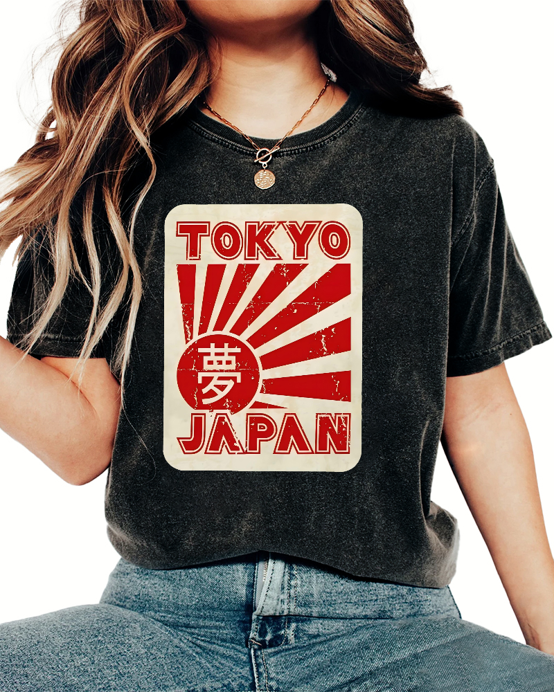 Japanese Dream Tokyo Vintage Washed T-shirt