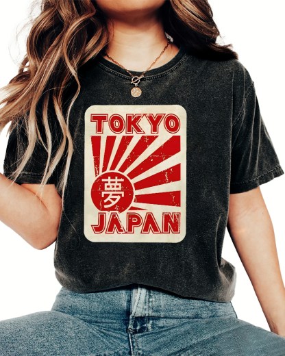 Japanese Dream Tokyo Vintage Washed T-shirt