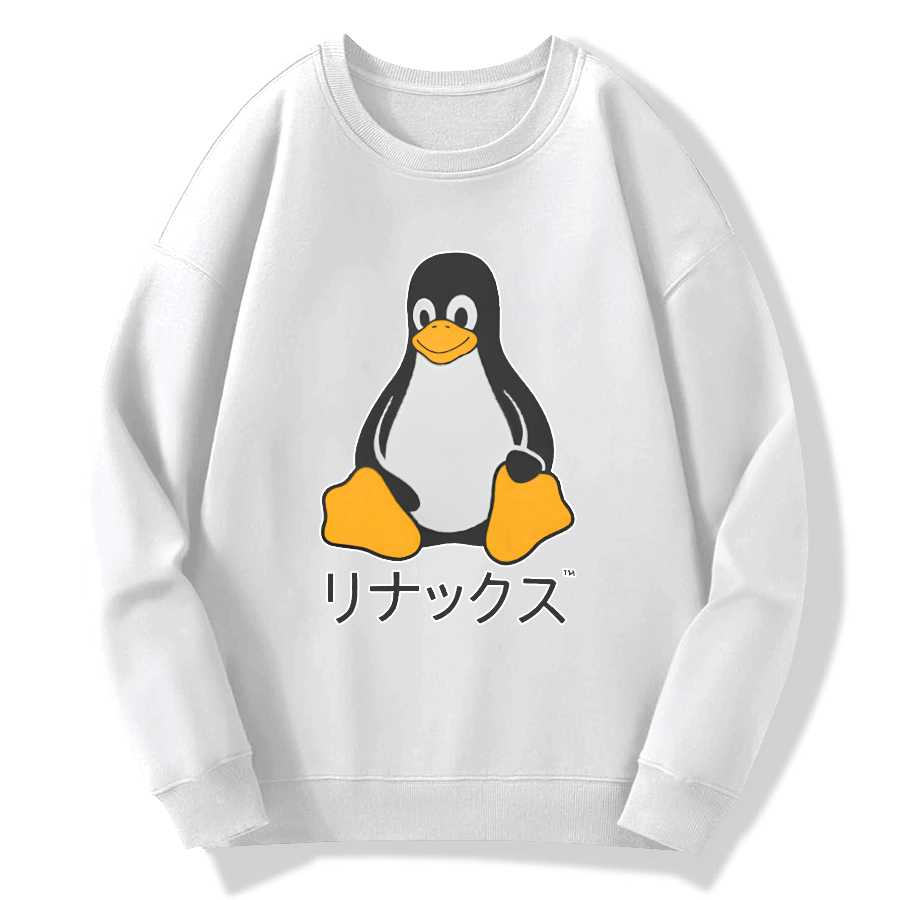 Japanese tailcoat Cotton Pullover Sweatshirt