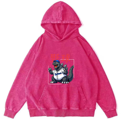 Baseball Is My Favorite Sport Vintage Distressed Hoodie-Zazasy