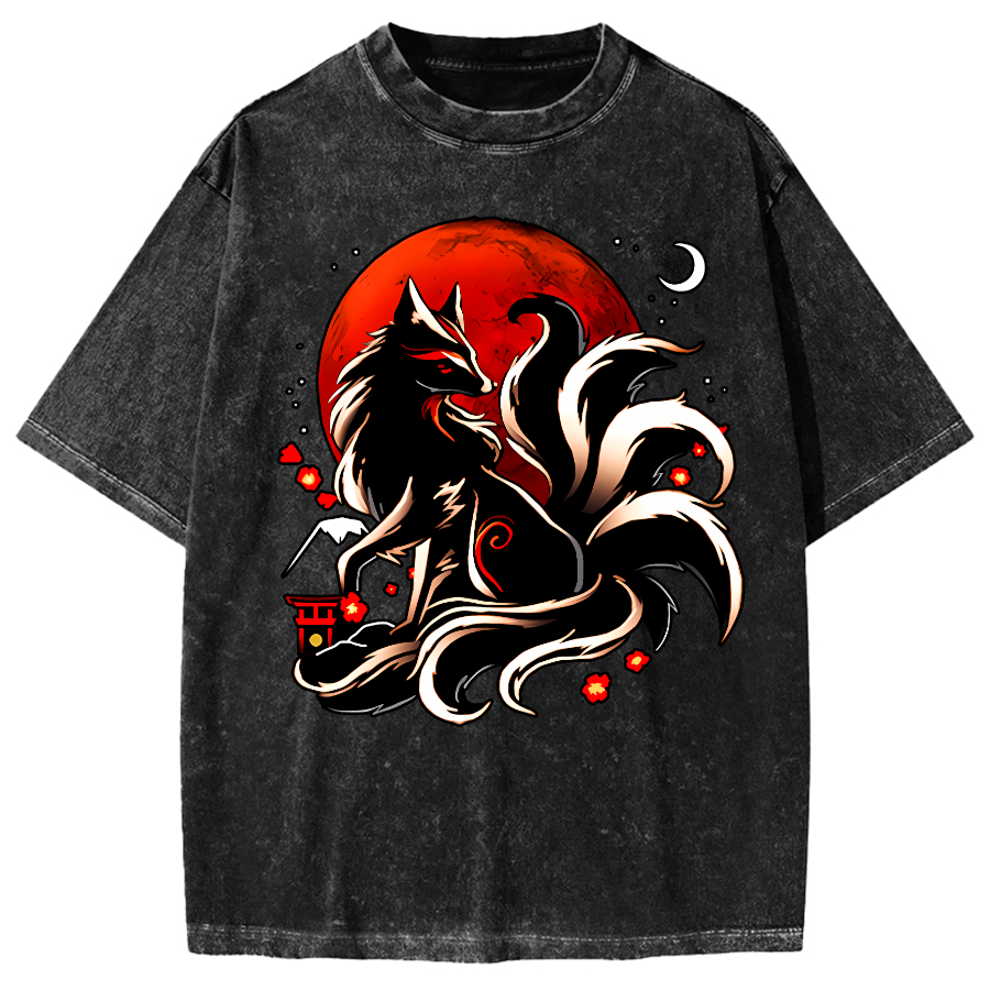 Kitsune Vintage Washed T-shirt