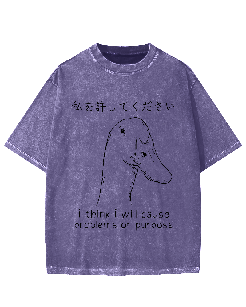 Stupid Goose Vintage Washed T-shirt