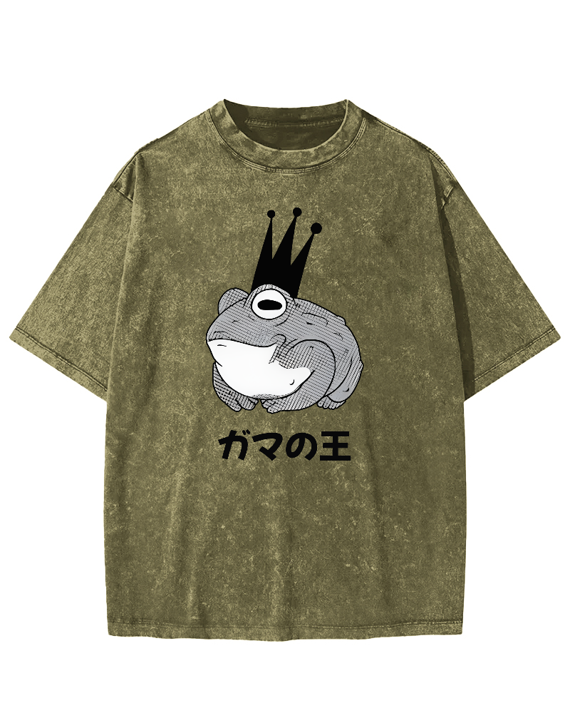 Toad King Vintage Washed T-shirt