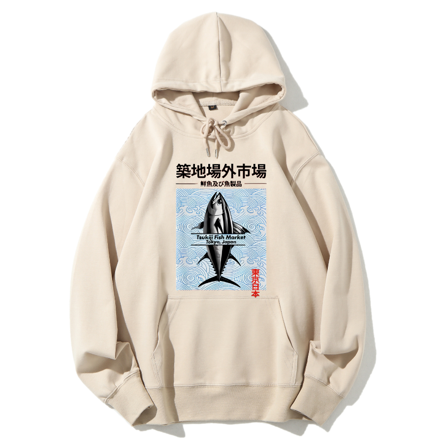 Off site market of Tsukiji Cotton Hoodie