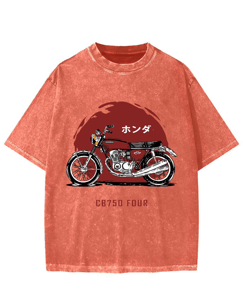 HONDA CB750 FOUR Vintage Washed T-shirt