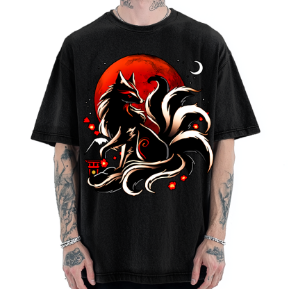 Kitsune Vintage Washed T-shirt