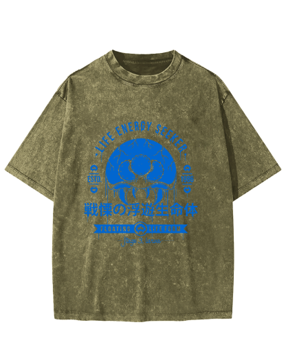 Life Energy Seeker Vintage Washed T-shirt-Zazasy
