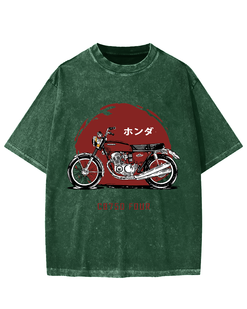 HONDA CB750 FOUR Vintage Washed T-shirt