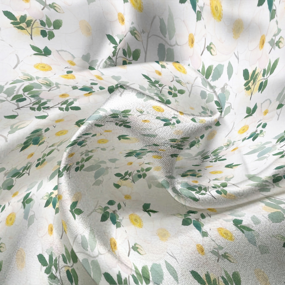 Japanese style floral comfortable long sleeved shirt and pajama set