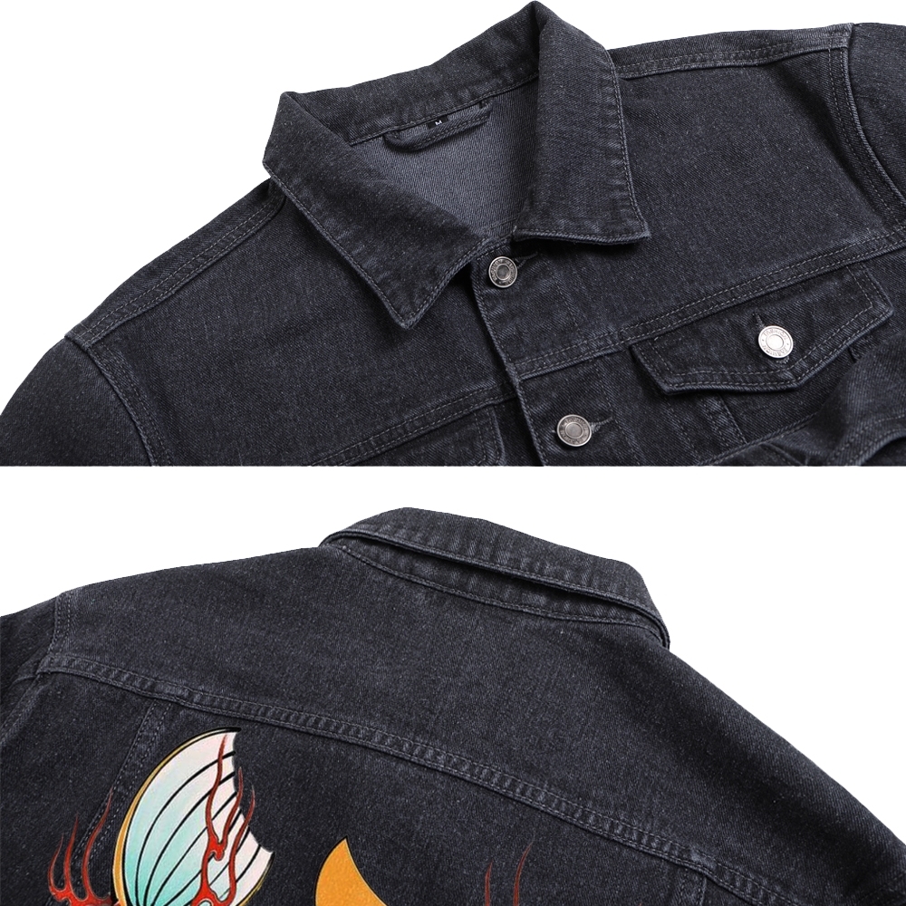 Japanese Samurai Denim Washed Jacket