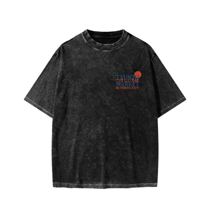 Tsukiji Market Washed T-shirt